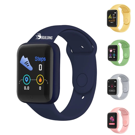 LED Digital BP Blood Oxygen Exercise Smart Watch