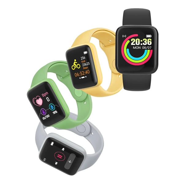 LED Digital BP Blood Oxygen Exercise Smart Watch