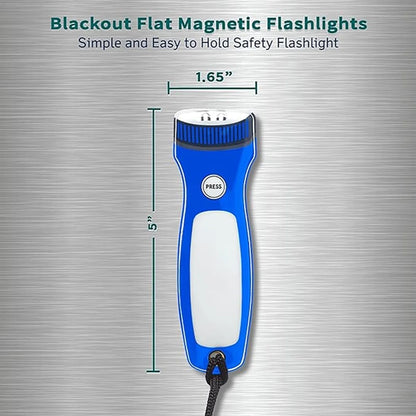 Blackout Flat Magnetic Flashlights LED Lights Fridge Magnet