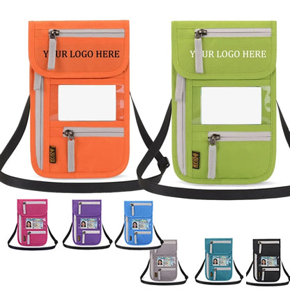 Small Crossbody Travel RFID Passport ID Purse Sling Bag