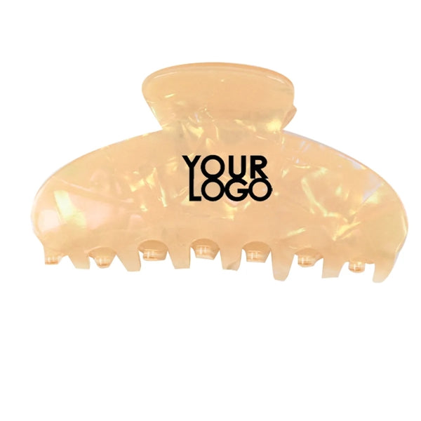 Custom Logo Women's Large Pretty Cute Hair Claw Clip