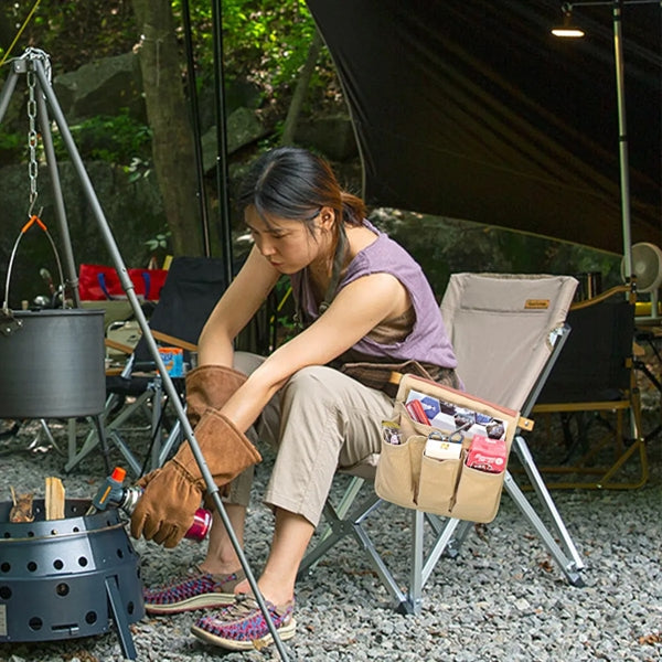 Camping Chair Armrest Storage Bag