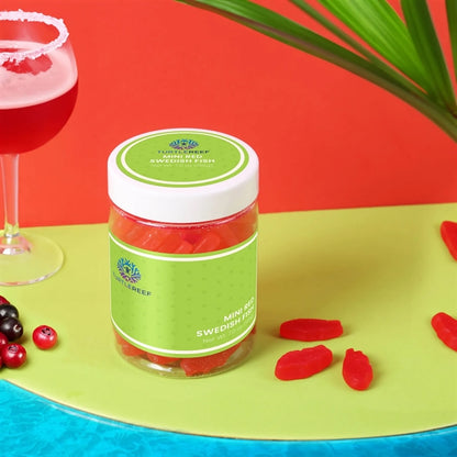 Large Jar Mini Red Swedish Fish