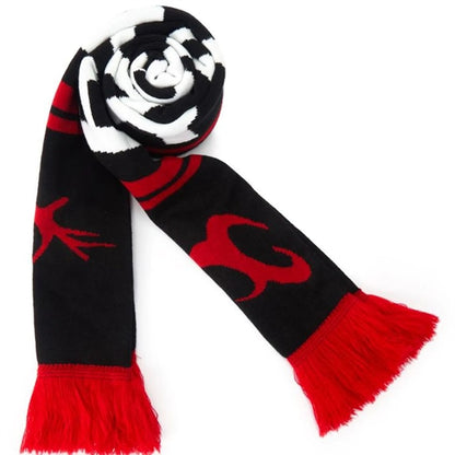 Soft Knitted Woven Scarf W/ Tassel