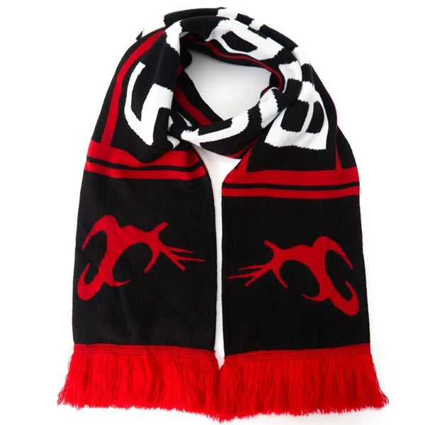 Soft Knitted Woven Scarf W/ Tassel