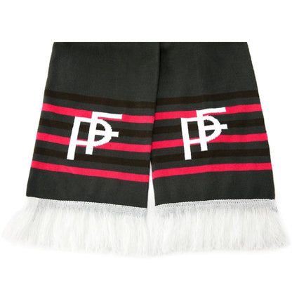 Soft Knitted Woven Scarf W/ Tassel