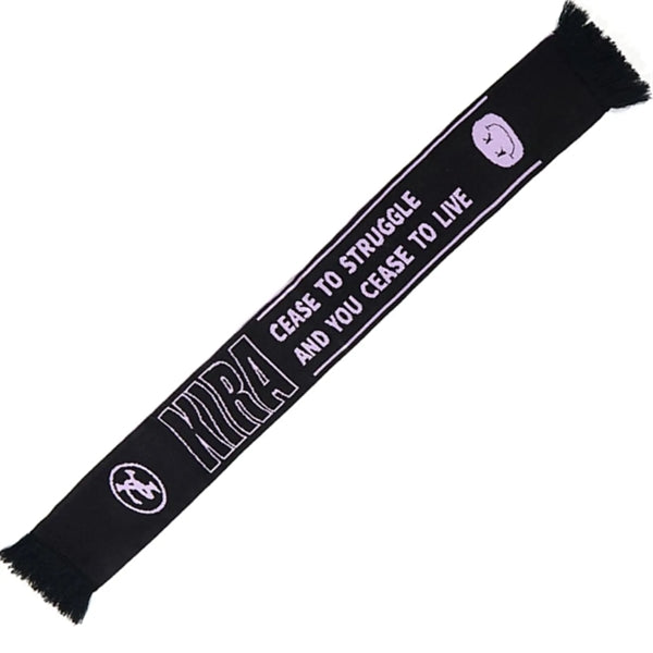 Stretchy Knitted Woven Scarf W/ Tassel