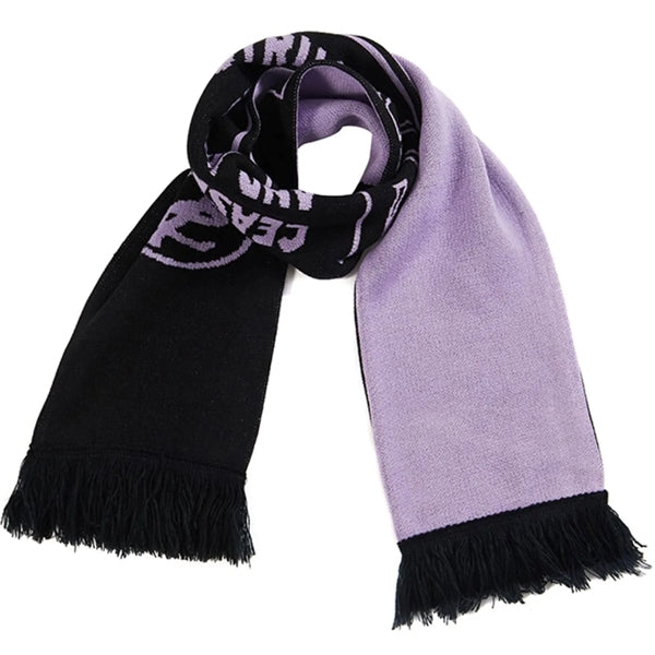 Stretchy Knitted Woven Scarf W/ Tassel