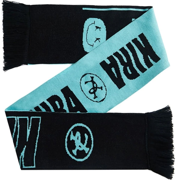 Stretchy Knitted Woven Scarf W/ Tassel