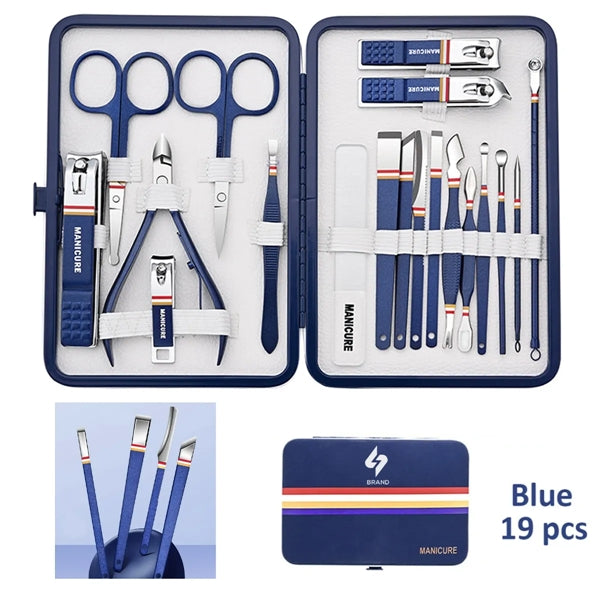 Stainless Steel Toe Finger Nail Clipper Of Manicure Set