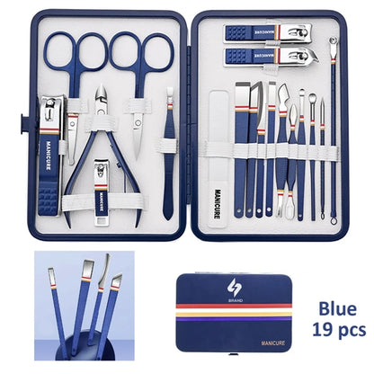 Stainless Steel Toe Finger Nail Clipper Of Manicure Set