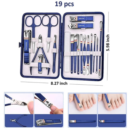 Stainless Steel Toe Finger Nail Clipper Of Manicure Set