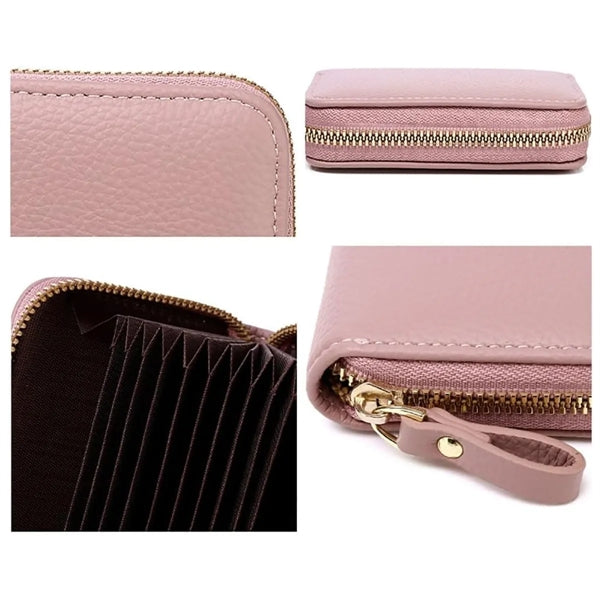 Anti Rfid PU Leather Card Wallet Case
