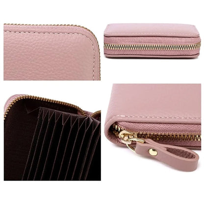 Anti Rfid PU Leather Card Wallet Case