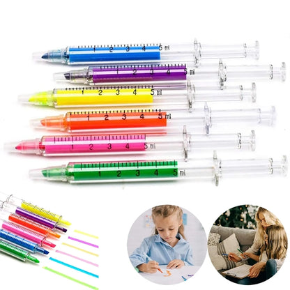 Syringe Shape Highlighter Pens