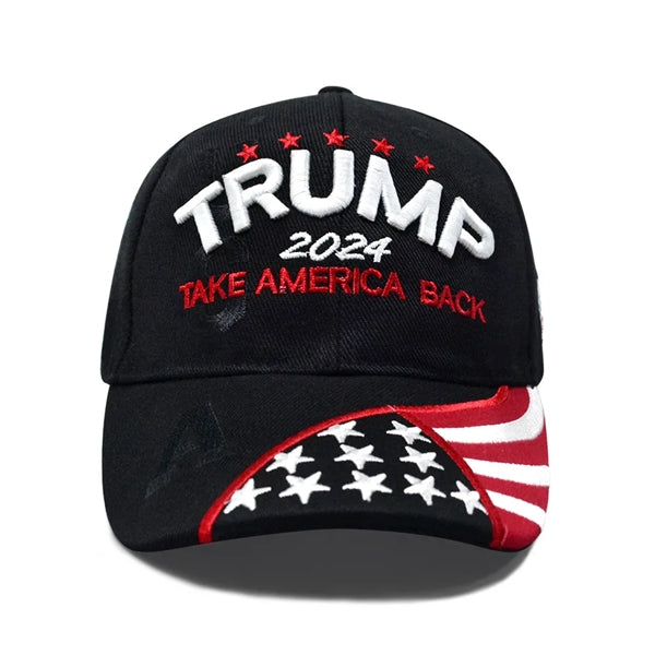 Baseball Cap Adjustable Embroidery Hat Trump MAGA 2024