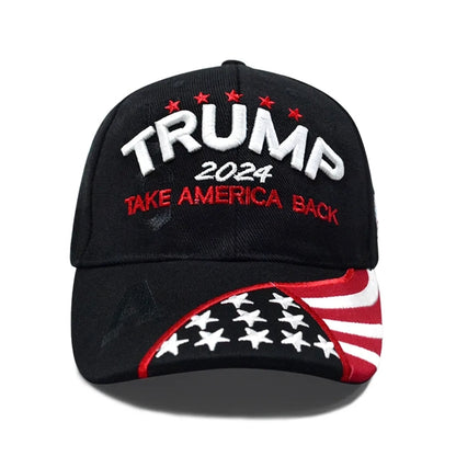 Baseball Cap Adjustable Embroidery Hat Trump MAGA 2024