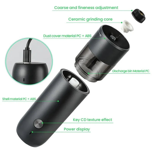 Electric Salt Pepper Grinders Spice Mill Shakers