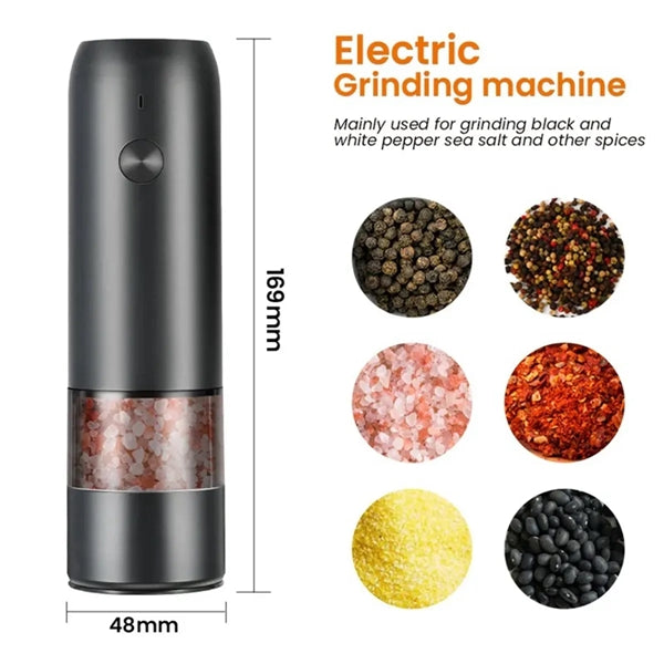 Electric Salt Pepper Grinders Spice Mill Shakers