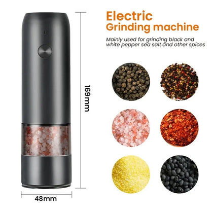 Electric Salt Pepper Grinders Spice Mill Shakers