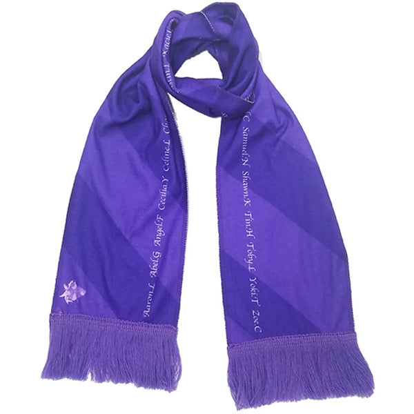 Winter Sublimation Printing Scarf W/ Tassel