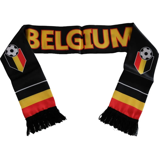 Satin Summer Sublimation Printing Scarf W/ Tassel
