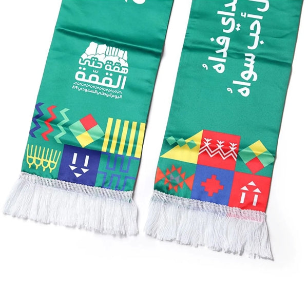 Premium Summer Sublimation Printing Scarf W/ Tassel