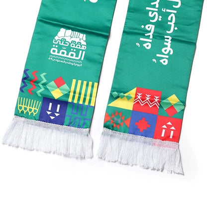 Premium Summer Sublimation Printing Scarf W/ Tassel
