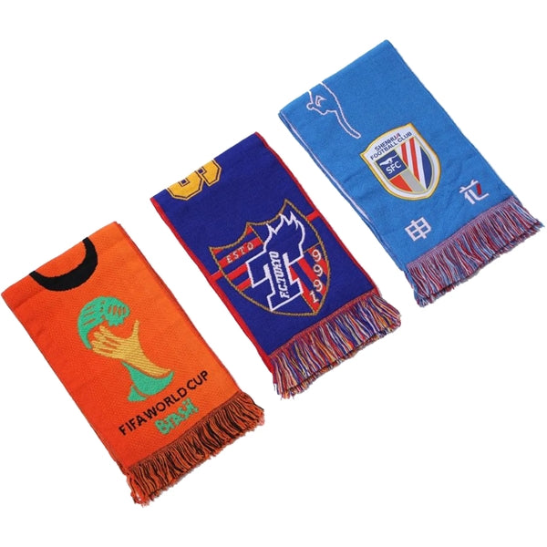 Warm Woven Scarf with Tassel