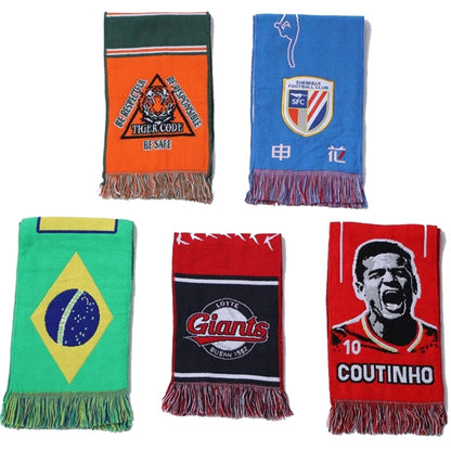 Warm Woven Scarf with Tassel