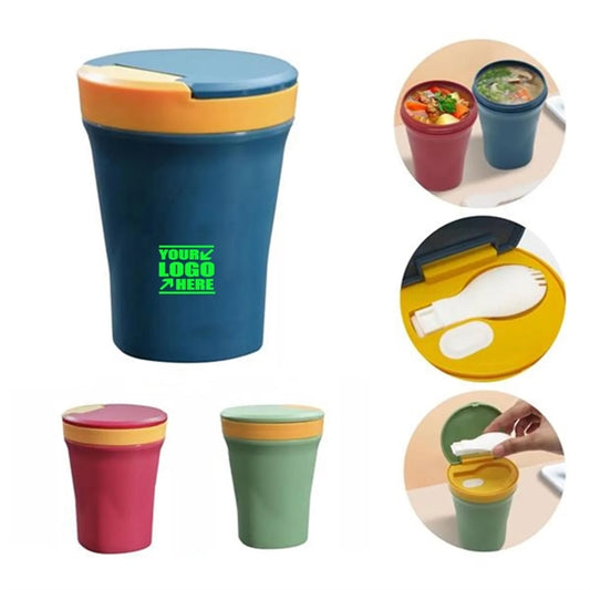 Sealed Soup Cup With Spoon