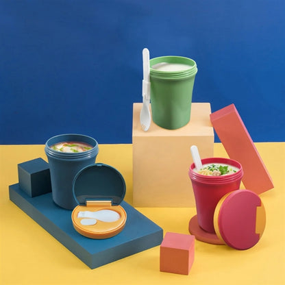 Sealed Soup Cup With Spoon