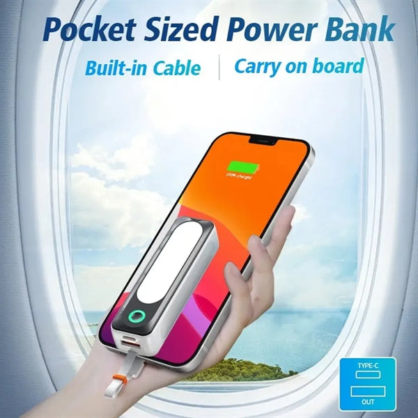 Portable Small Torch Power Bank