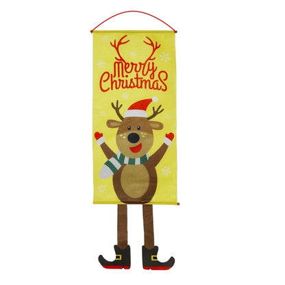Window Hanging Flags Door Banner For Christmas