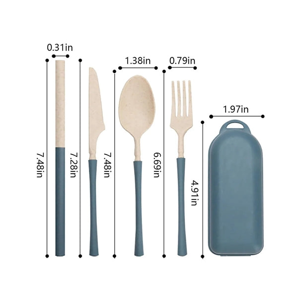 Wheat Straw Cultery Set