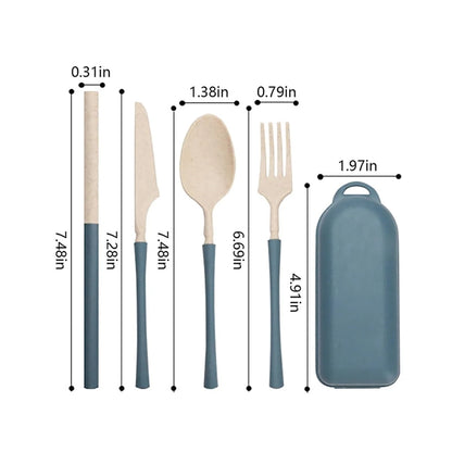 Wheat Straw Cultery Set