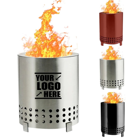Mini Camping Stove Tabletop Fire Pit With Stand