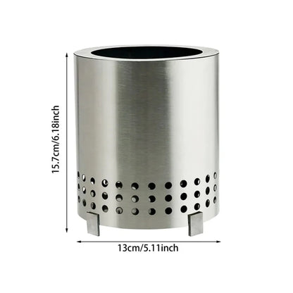 Mini Camping Stove Tabletop Fire Pit With Stand