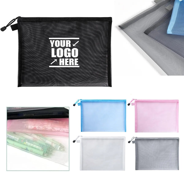 A5 Mesh Zipper Pouch