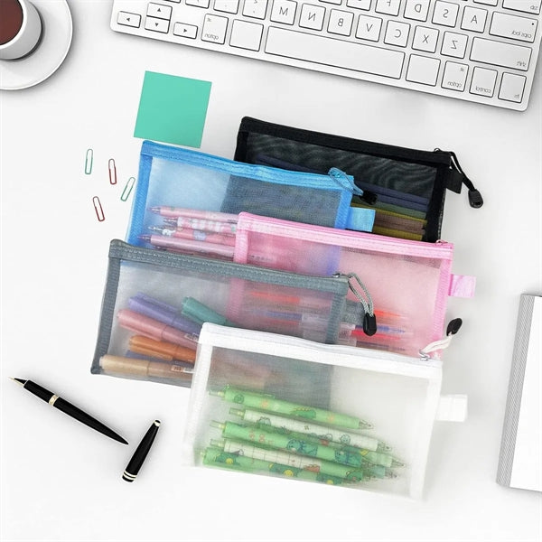 A5 Mesh Zipper Pouch