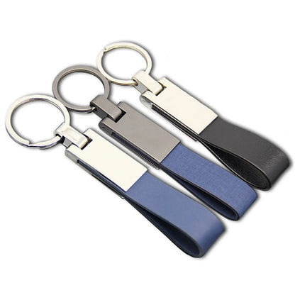 Leather Metal Keychain