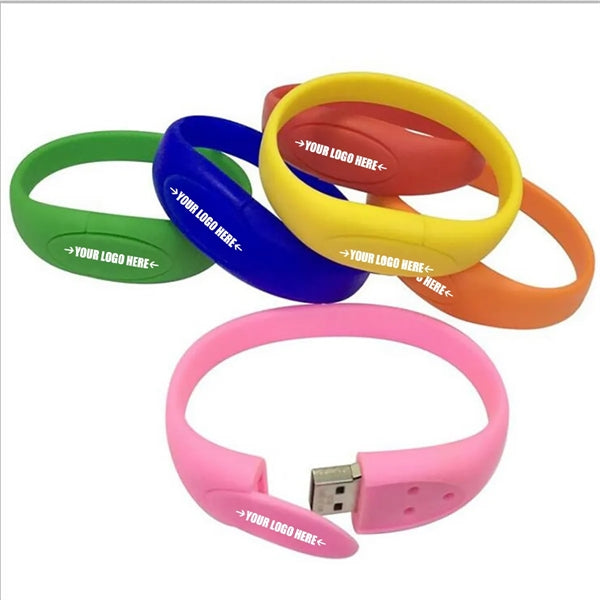 USB Flash Drive 32GB Bracelet Memory Stick Wristband