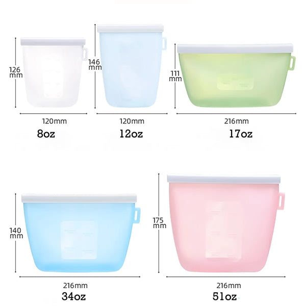 Silicone Breastmilk Storage Bags