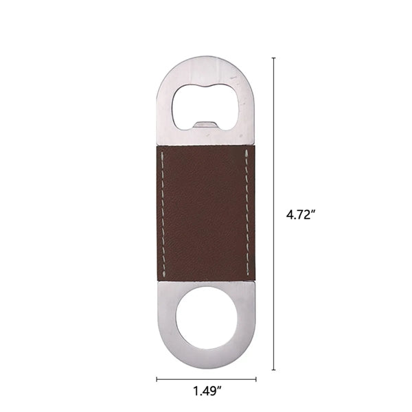 Leather Wrapped Bottle Opener