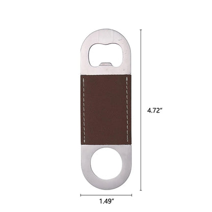 Leather Wrapped Bottle Opener