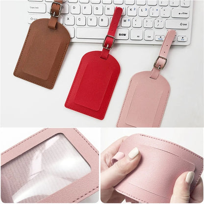 Leather Luggage Tag