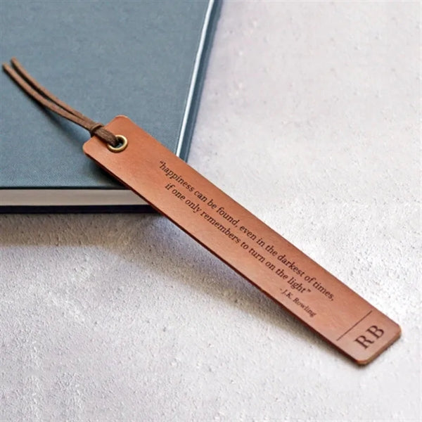 Handmade Genuine Leather Bookmark