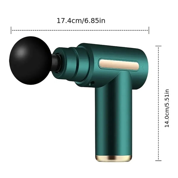 Lcd Display Massage Gun For Body Neck Back