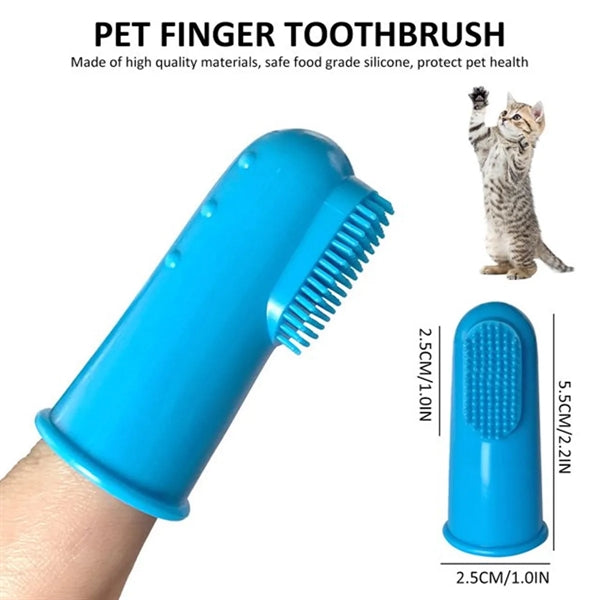Silicone Pet Finger Toothbrush