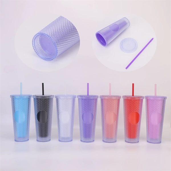 24Oz Matte Studded Tumbler